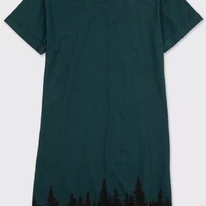 ISO Green T-Shirt with Black Tree Design